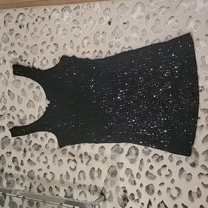 Charlotte Russe black sequin tank top. Medium